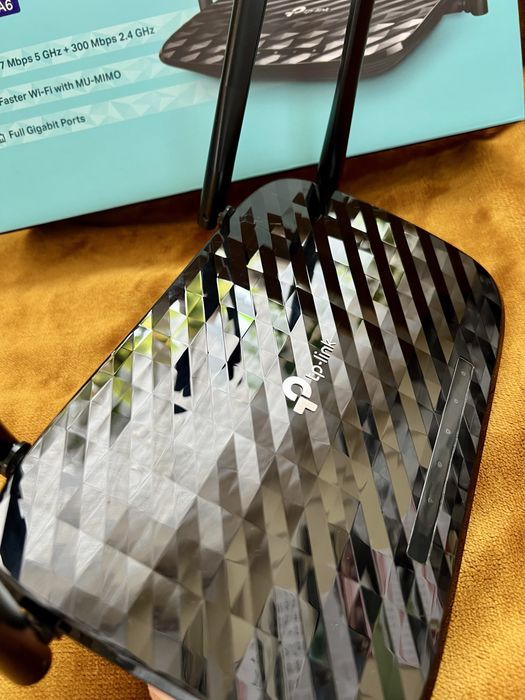 КАТО НОВ! Рутер TP-Link Archer A6 Гигабитов Двубандов (2,4GHz/5GHz)