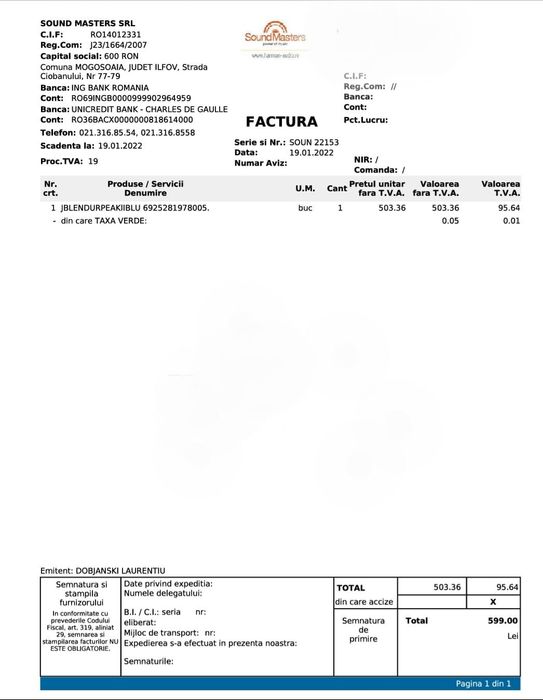 Căști JBL Endurance Peak II noi, în garanție