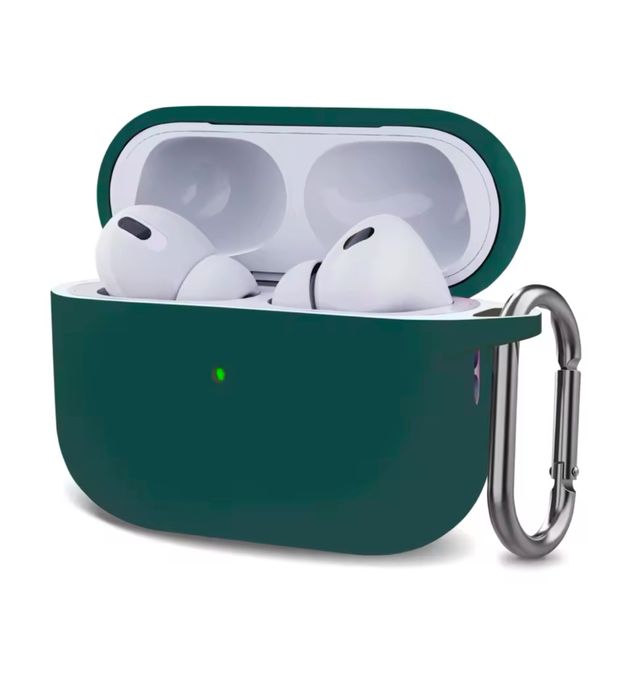 Husa Silicon cu Carabina Cutie Casti Air Pods Pro 1 2 3 4