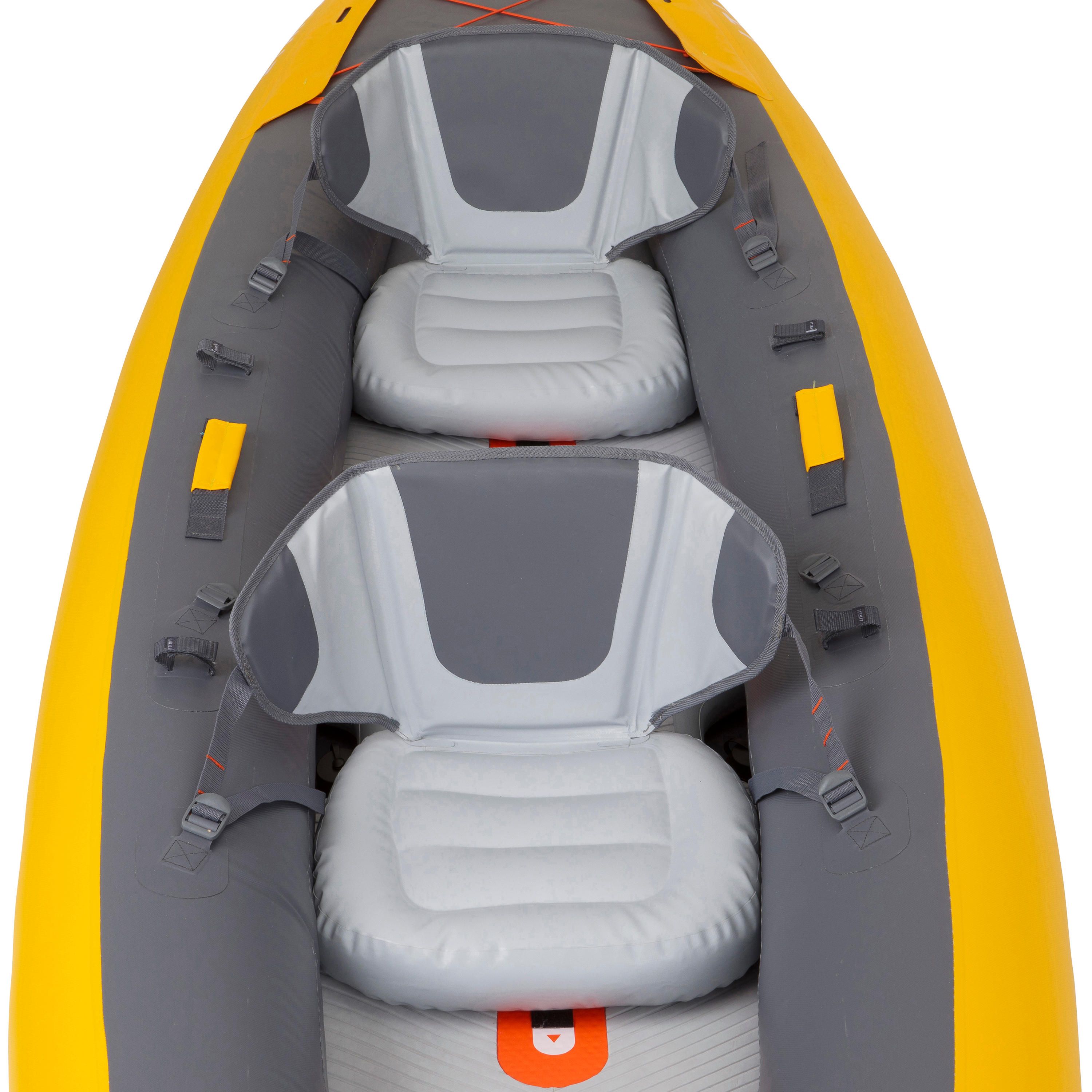 Caiac-canoe gonflabil 2 locuri - produs resigilat (nou) Decathlon
