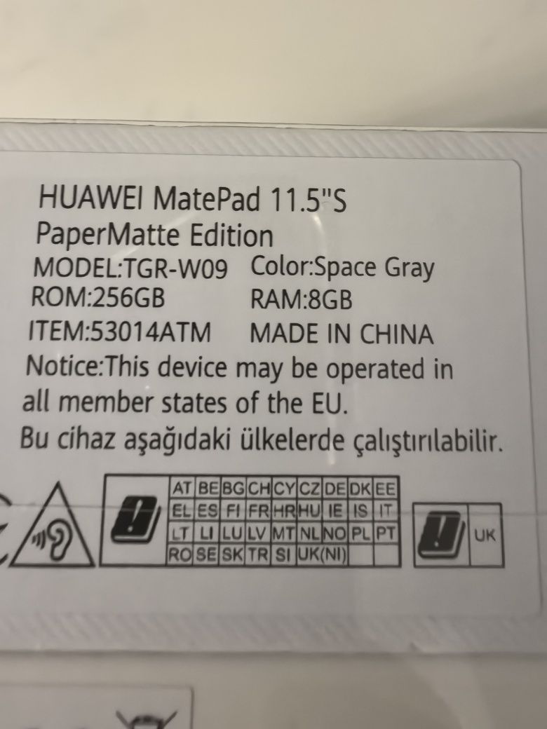 Tableta HUAWEI MatePad 11.5" S PaperMatte + Keyboard