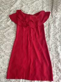 Платье красное размер S