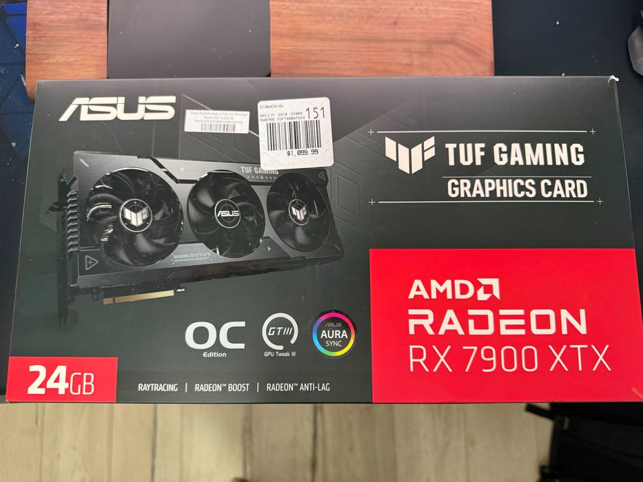 ASUS TUF Gaming Radeon™ RX 7900 XTX OC Edition 24GB