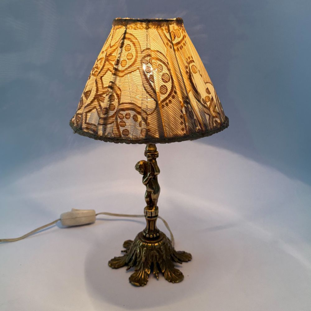 Set veioze vintage cu baza din bronz functionale
