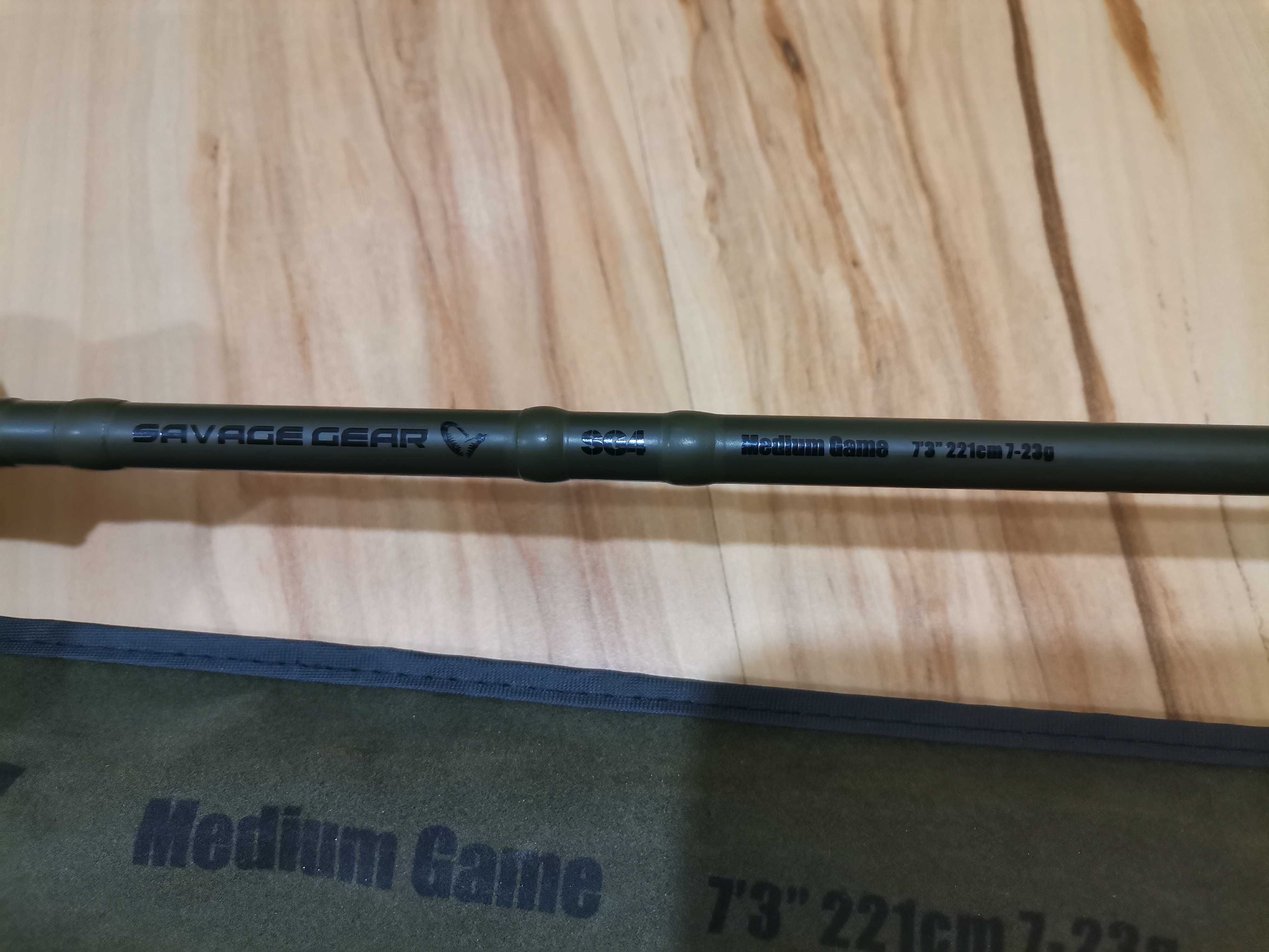 Saveg Gear SG4, 2.21m, 7-23g + макара Robinson 3000