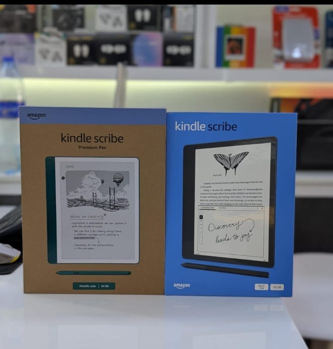 Amazon kindle Scribe с функцией рукописного ввода и со стилусом