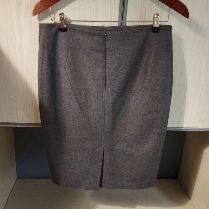 Brunello Cucinelli fustă creion/conică lână made in Italy