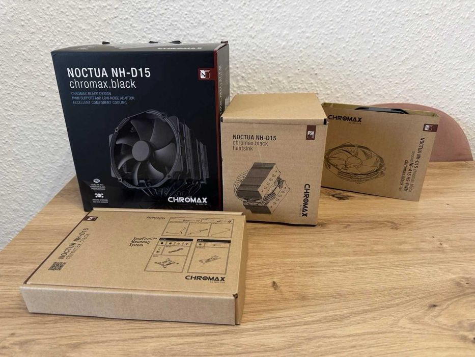 Охладител за процесор Noctua NH-D15 Chromax.black АМ4/АМ5/INTEL