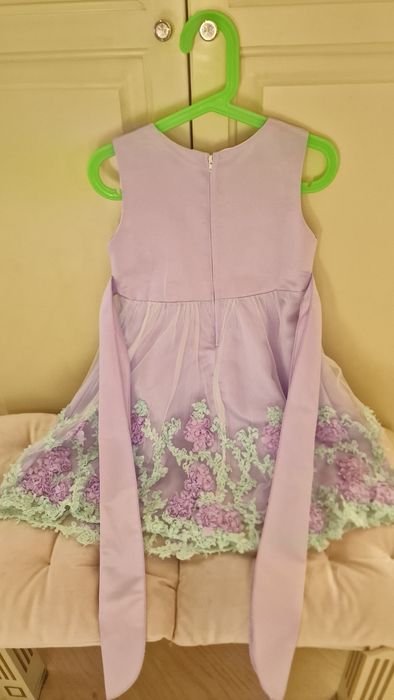 Рокля с подклад памук 100% ръст 110 см