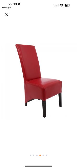 Scaun living/bucatarie Munchen rosu