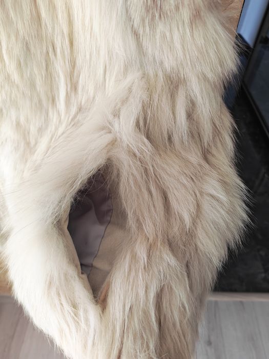 Vesta din blana naturala de vulpe