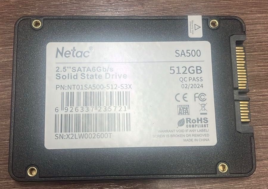 Новый SSD (ссд) диск Netac SA500