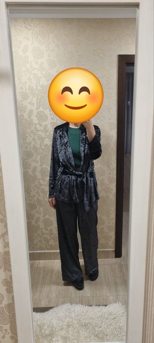 Панталон и сако тип кимоно - плюш