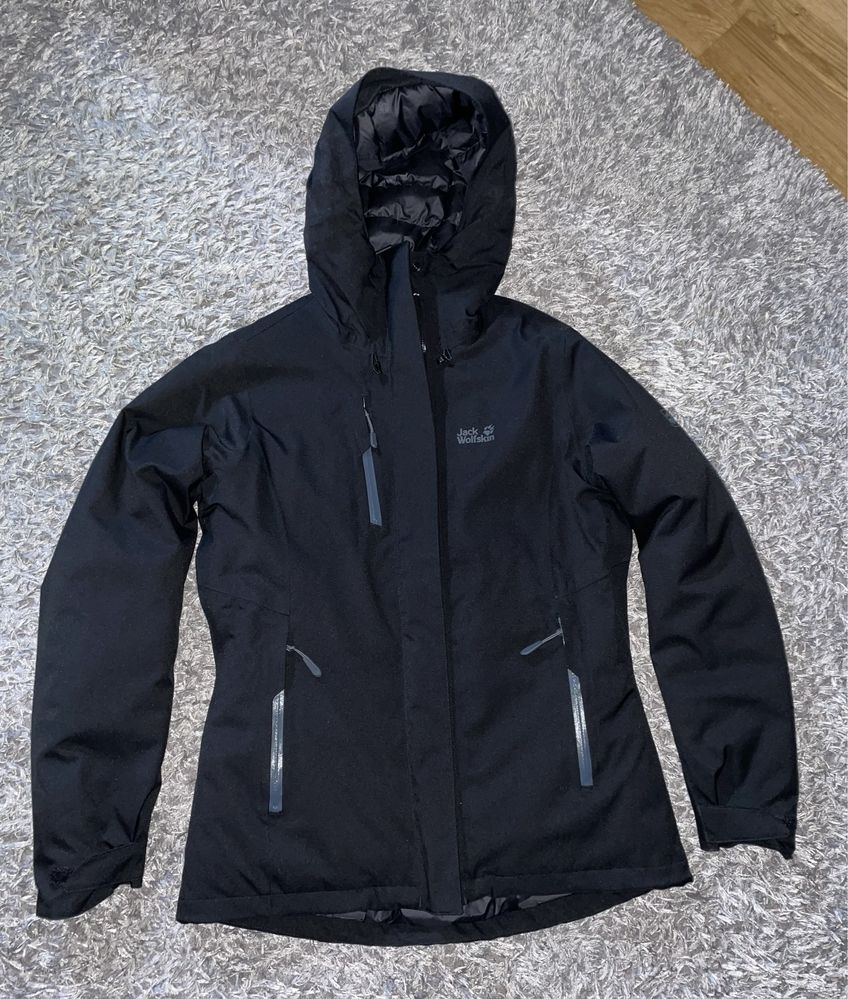 Geaca damă iarnă outdoor Jack Wolfskin negru mărimea S