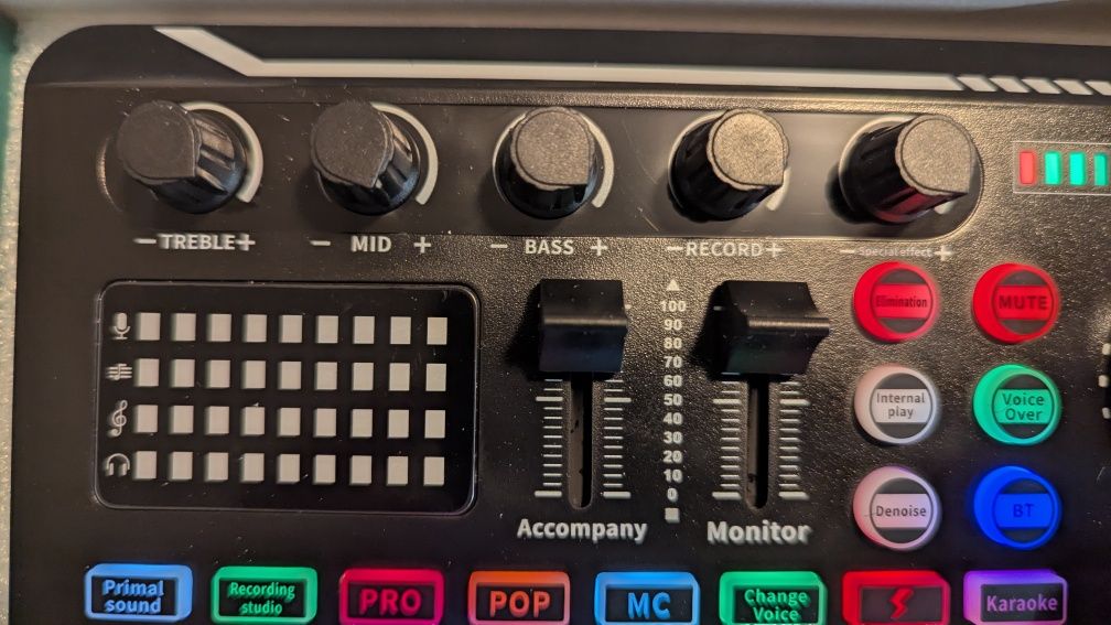 Placa audio  - Mixer audio