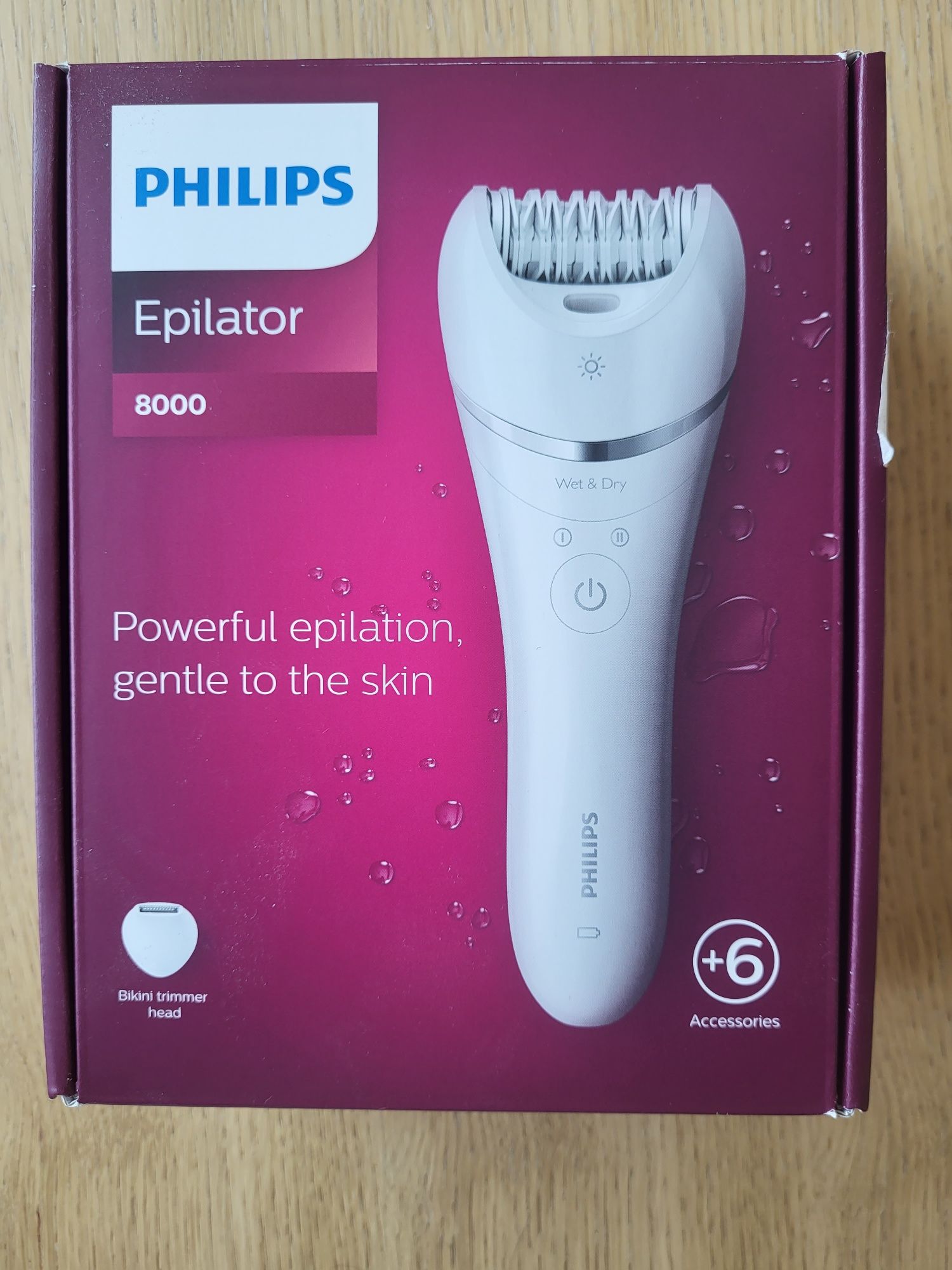 Епилатор Phillips 8000 за сухо и мокро
