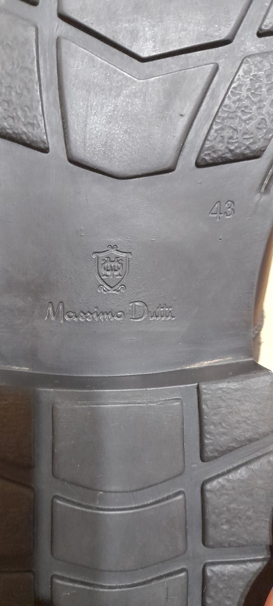 Кожаные ботинки Massimo Dutti