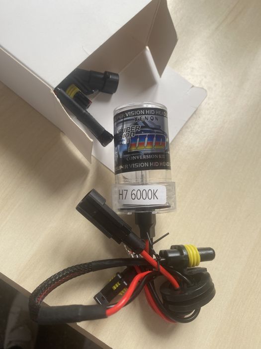 Set becuri xenon alb rece h7 6000 K puternice