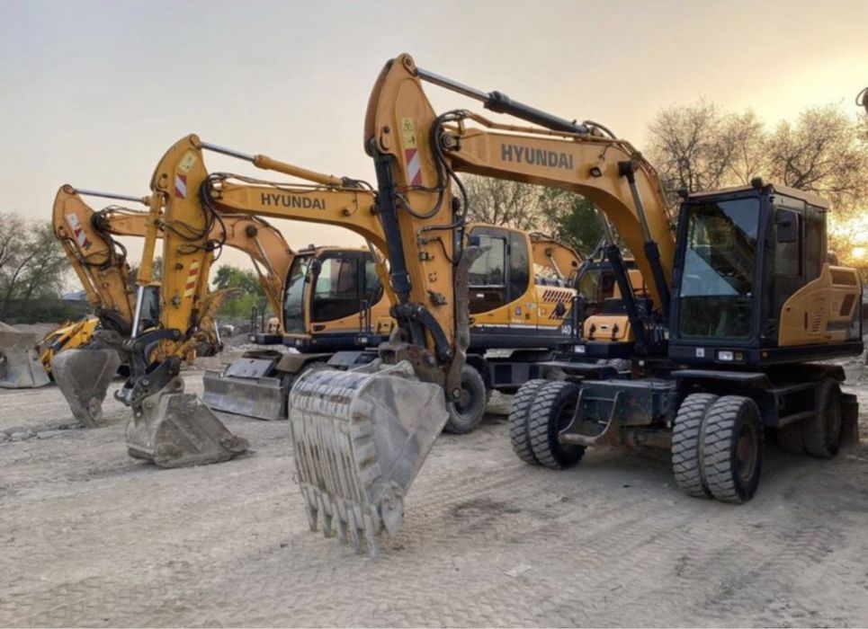 Аренда/услуги колесный экскаваторы с опытным оператором ГИДРОМОЛОТ