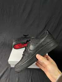 Adidasi Nike Air Force 1 Black Diamojd Glitteri (nu yeezy,jordan)