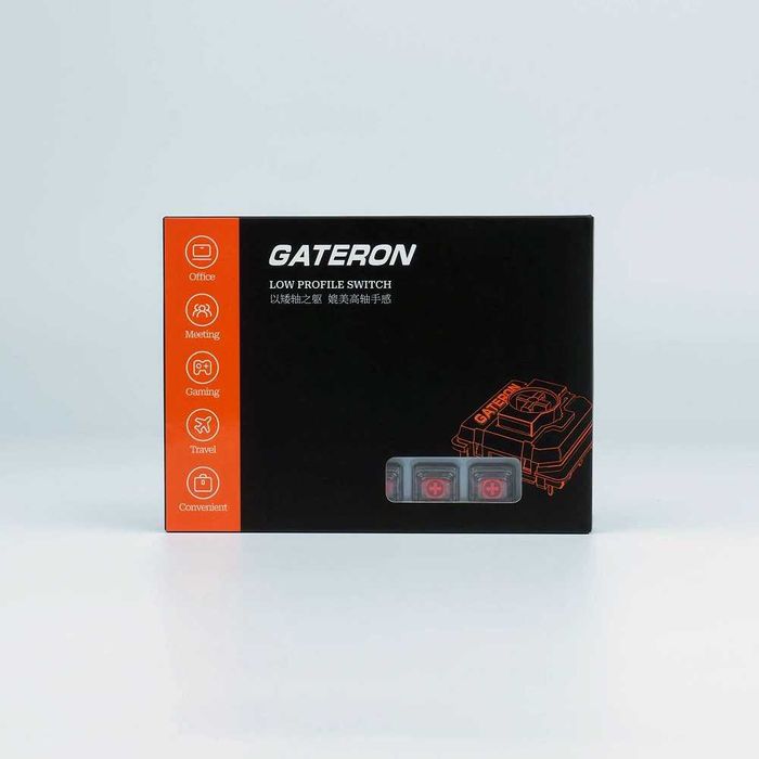 Switch-uri mecanice low profile Gateron KS-33 Low Profile Silent Red
