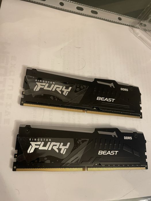 Kit Memorie Kingston Fury Beast RGB XMP 3.0 64GB DDR5 6000MHZ CL40