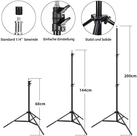 FGen Softbox Photo Studio Set/Studio foto set de 2