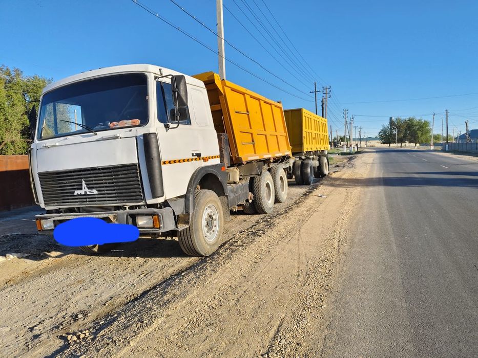 Маз прицеппен, жағдайы жақсы. Жұмыс жасап жатыр. 2014 жыл