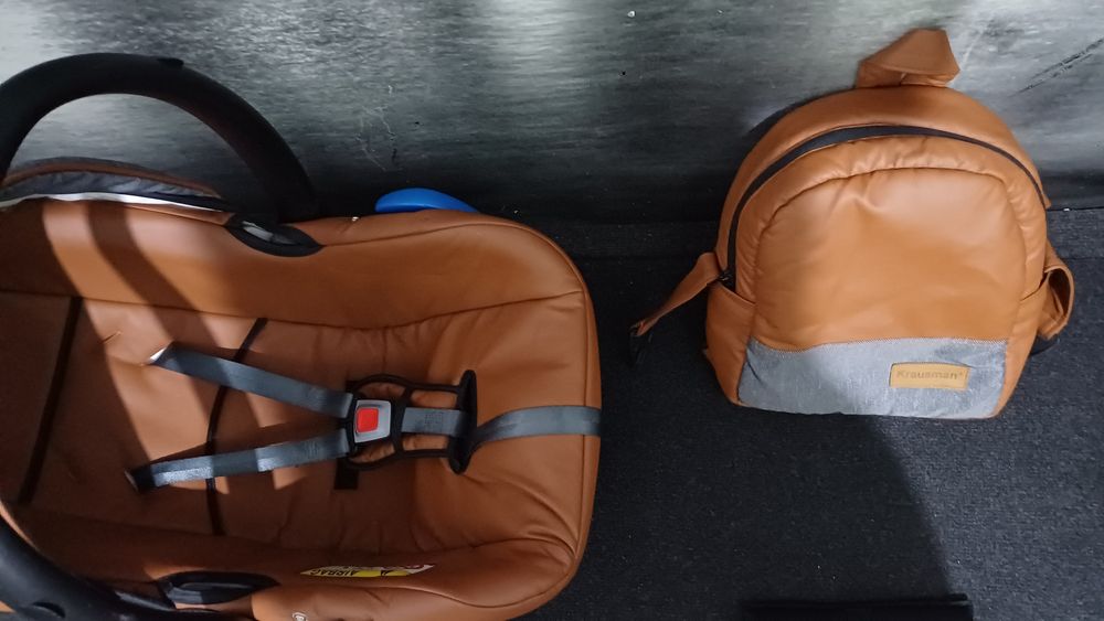 Cărucior/căruț copii 3 în 1 sport+landou+scaun auto.Krausman.