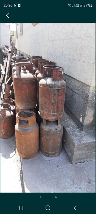 Газ балон-11мын газымен,кислородный 35 мын.