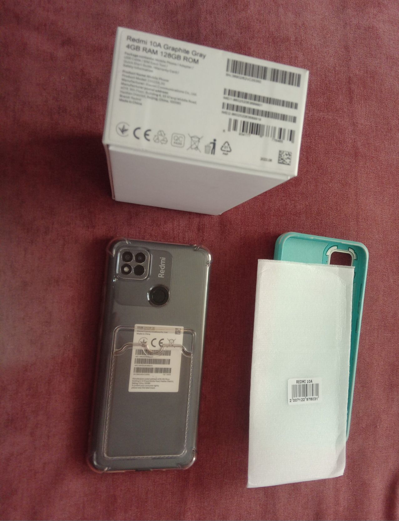 Дёшево Redmi 10А 128гб новый практически
