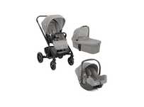Carucior 3 in 1 pentru copii Joie Chrome, cu landou si scoica I-SNUG 2