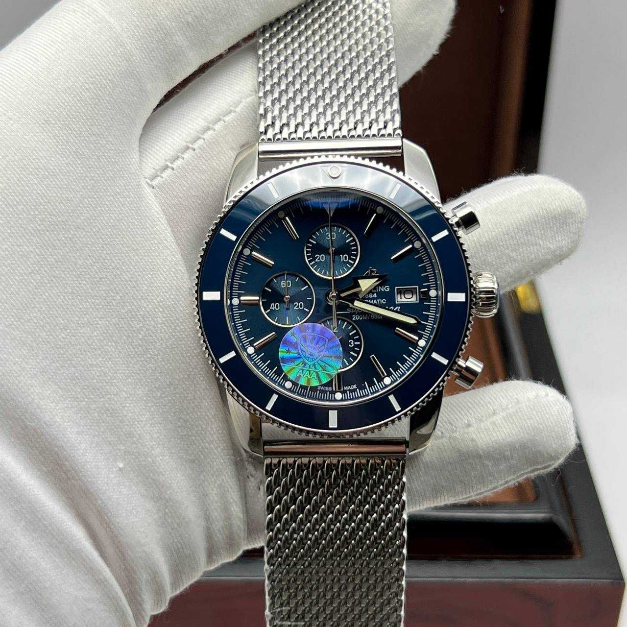 Часовници Breitling Superocean сребро
