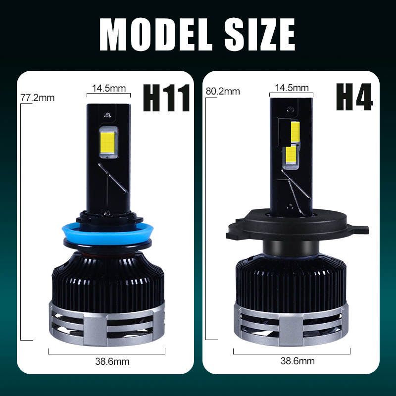 LED ДИОДНИ КРУШКИ 300W -50000 лумена (реални) h1,h7,h4,h11,h3,h8