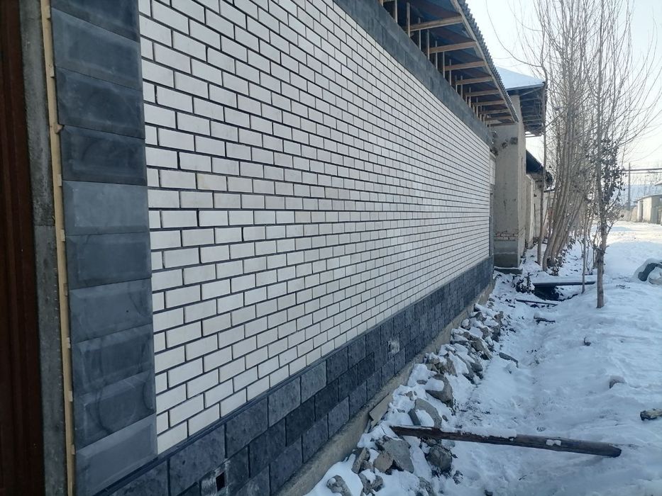 Fasadni pilitka uy tashqi fasadi uchun