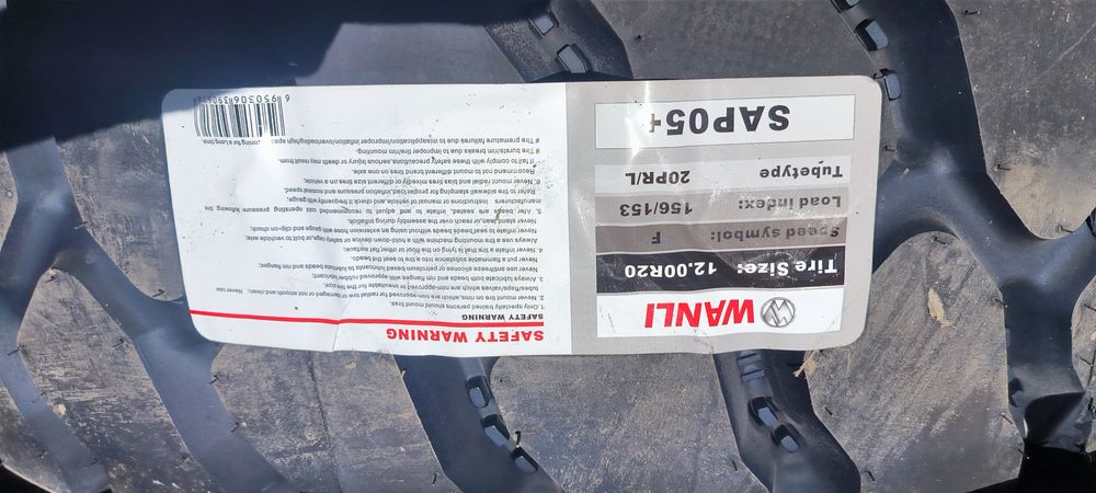Шина размер 12.00R20 Wanli