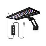 Lampă LED Acvariu 18W, 45 cm, Reglare de Intensitate și 9 Culori