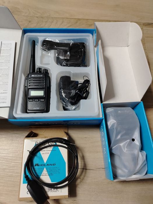 Midland G18 Pro Transmițător Wireless PMR 0.5W cu Ecran Monocrom