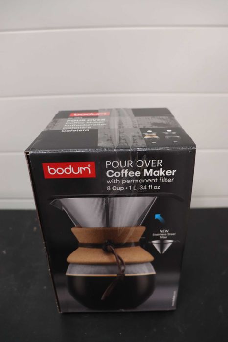 Кафемашина Bodum 34oz PourOver,високотемпературно боросиликатно стъкло