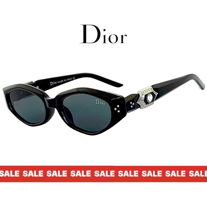 Dior 2026 Лимитирани дамски слънчеви очила - рамка с Медальон и Камък