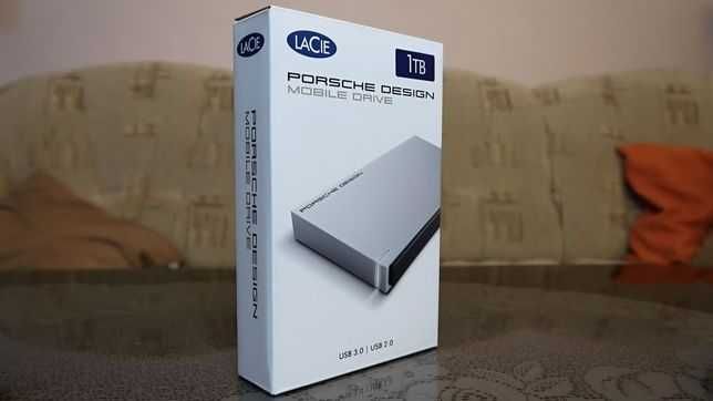 Hard Disk extern portabil Lacie Porsche Design Mobile Drive 1TB NOU
