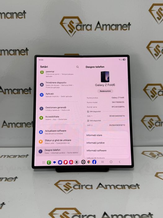 Samsung Z Fold 6 256Gb Sara Amanet