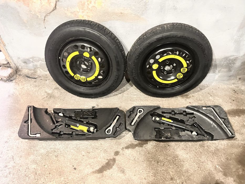 Резервна гума с ключ Mercedes ML-W164 / W166 комплект Патерица