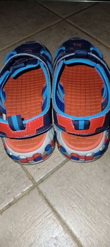 Sandale copii baieti MEGA SPLASH 2.0 402213L NAVY/RED, Skechers, 36 EU