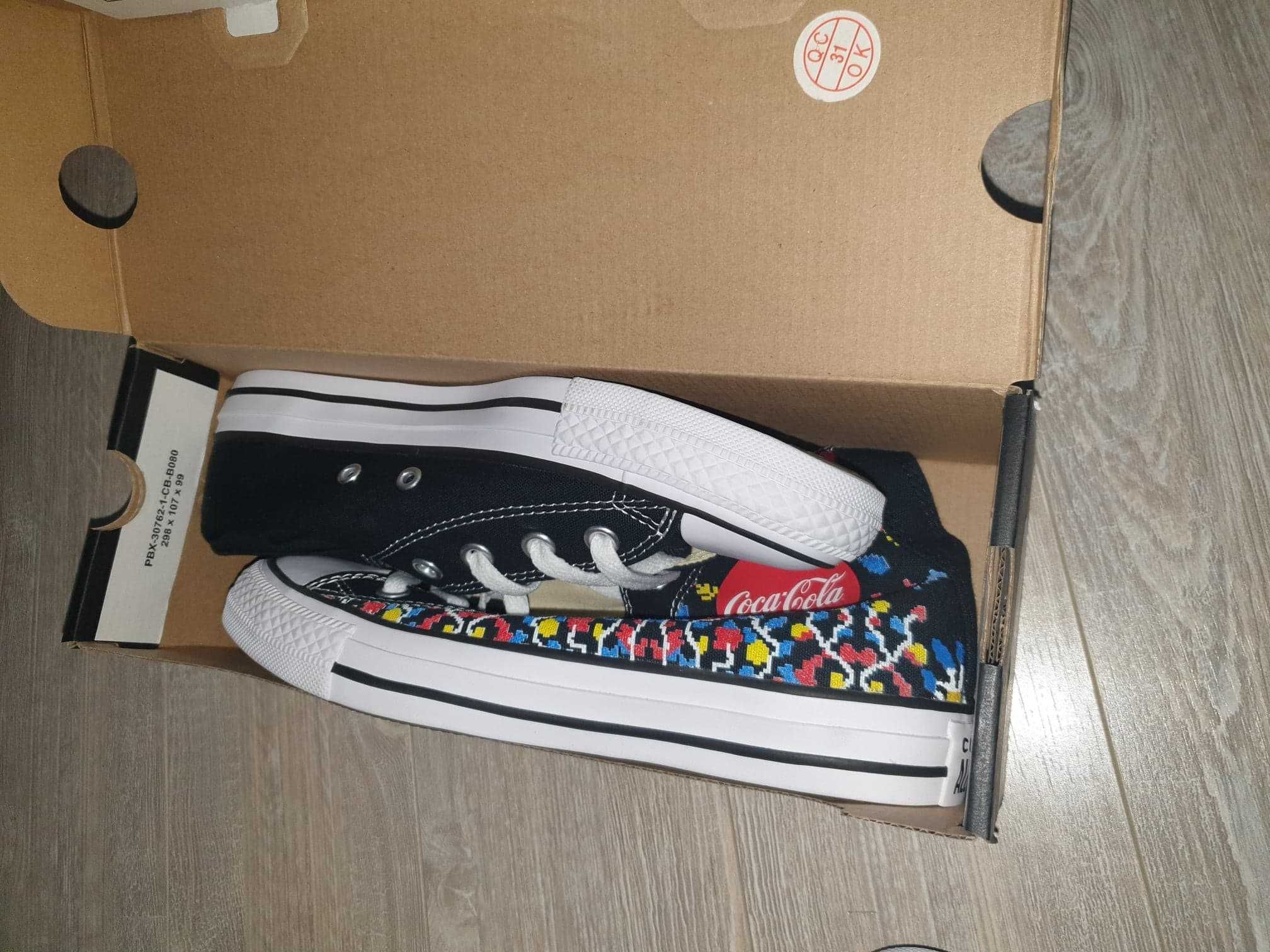 CONVERSE ALL STAR gheata negru personalizati 100% original