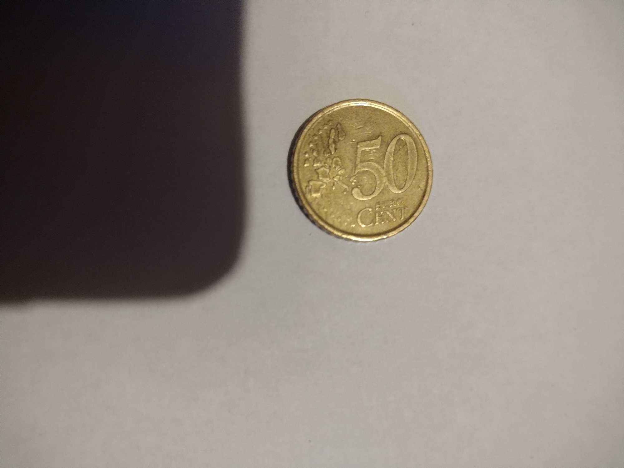 Monedă rară 50 centi Spania 1999