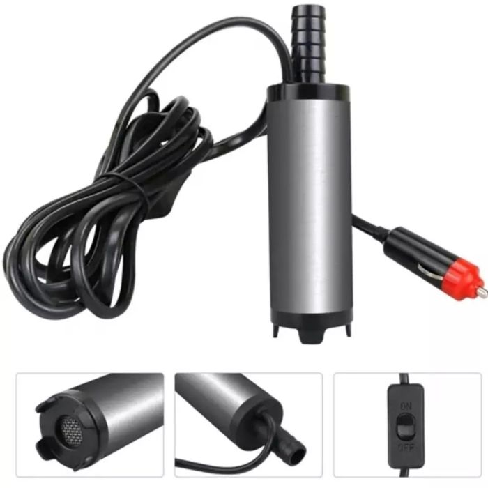 Помпа от аккумулятора 12V/24V.  Насос для перекачки.