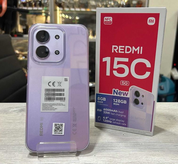 Xiaomi Redmi 15C 5G 128GB 4GB RAM Dual