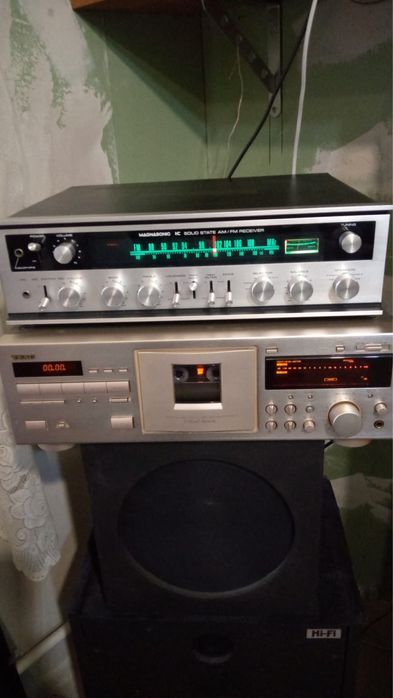 Рессивер, магнитофон Тик приставка, Илеть, союз приставка 111