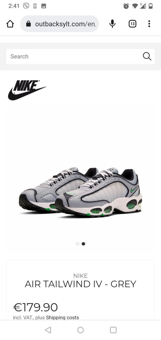 Nike Air Max Tailwind IV размер 46